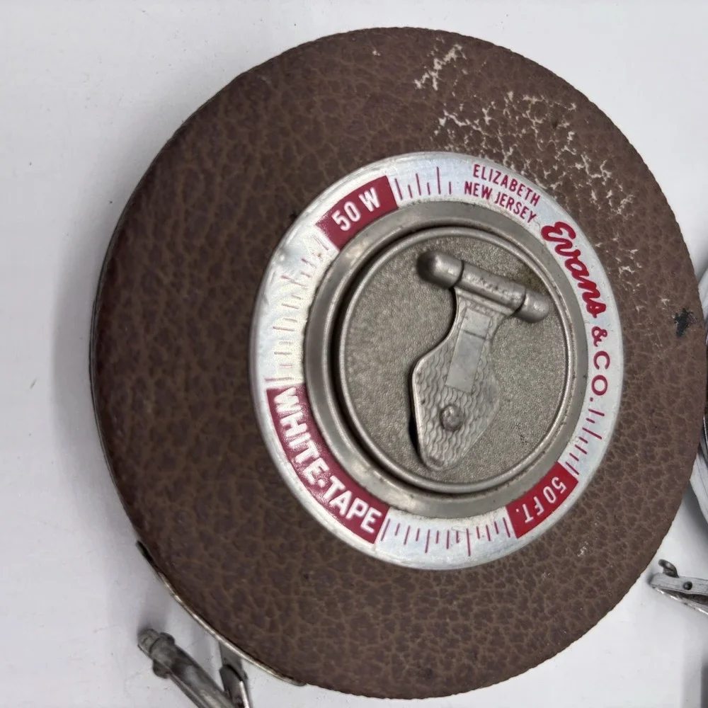 Vtg Lufkin‎ Westcraft Evans & Co Metal Tape Measures Collectible Tool 4 In Lot